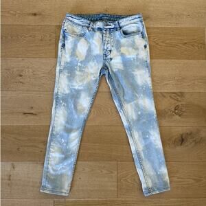 Ksubi Men’s - Bleach Splash Jeans in Blue & White